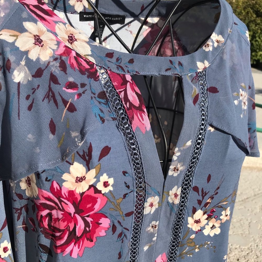 WHBM floral top.